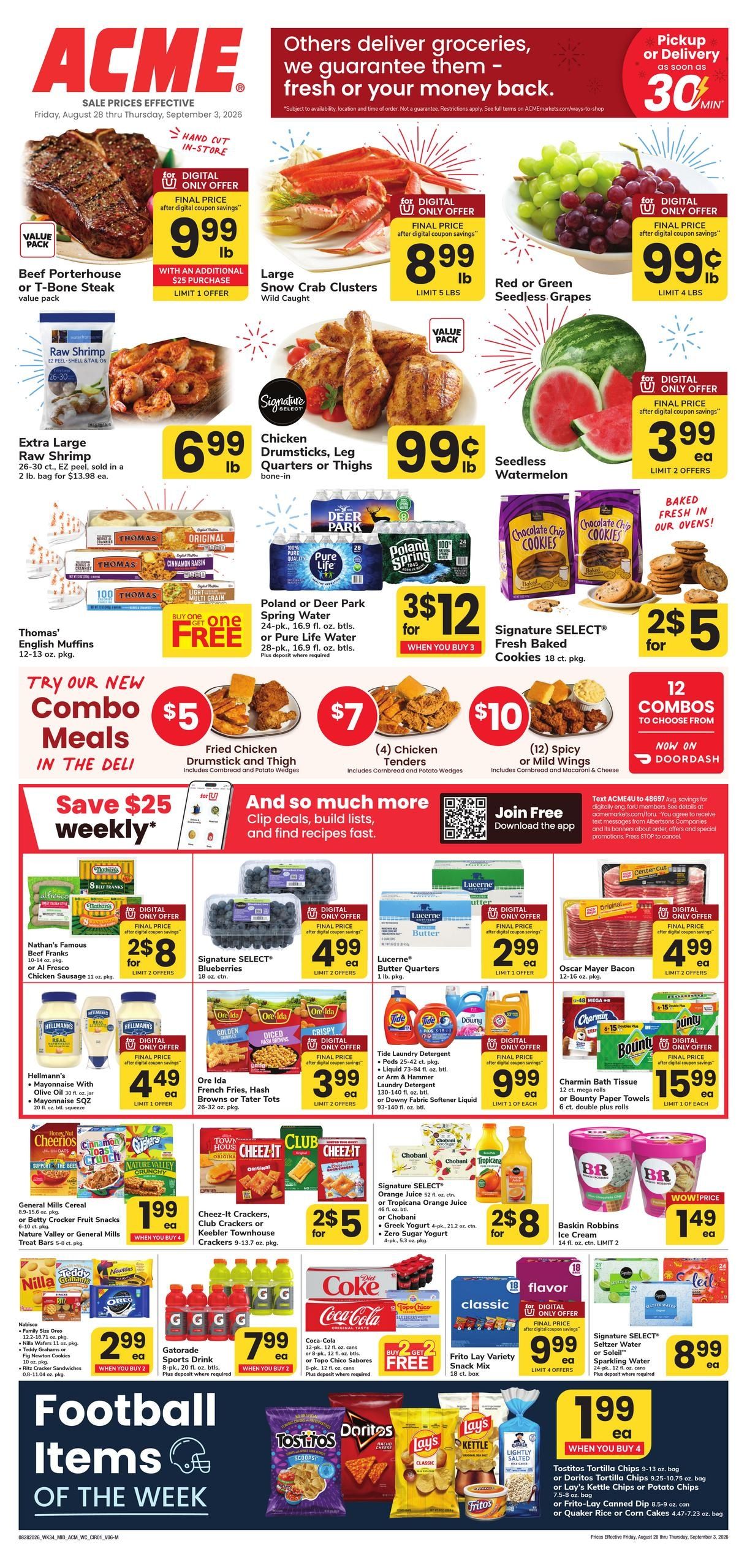 Acme Markets Weekly Ad August 28 - September 3, 2026