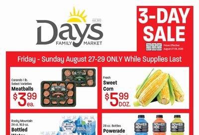 Day's Market Seasonal Savings Weekly Ad August 27 - 29, 2026