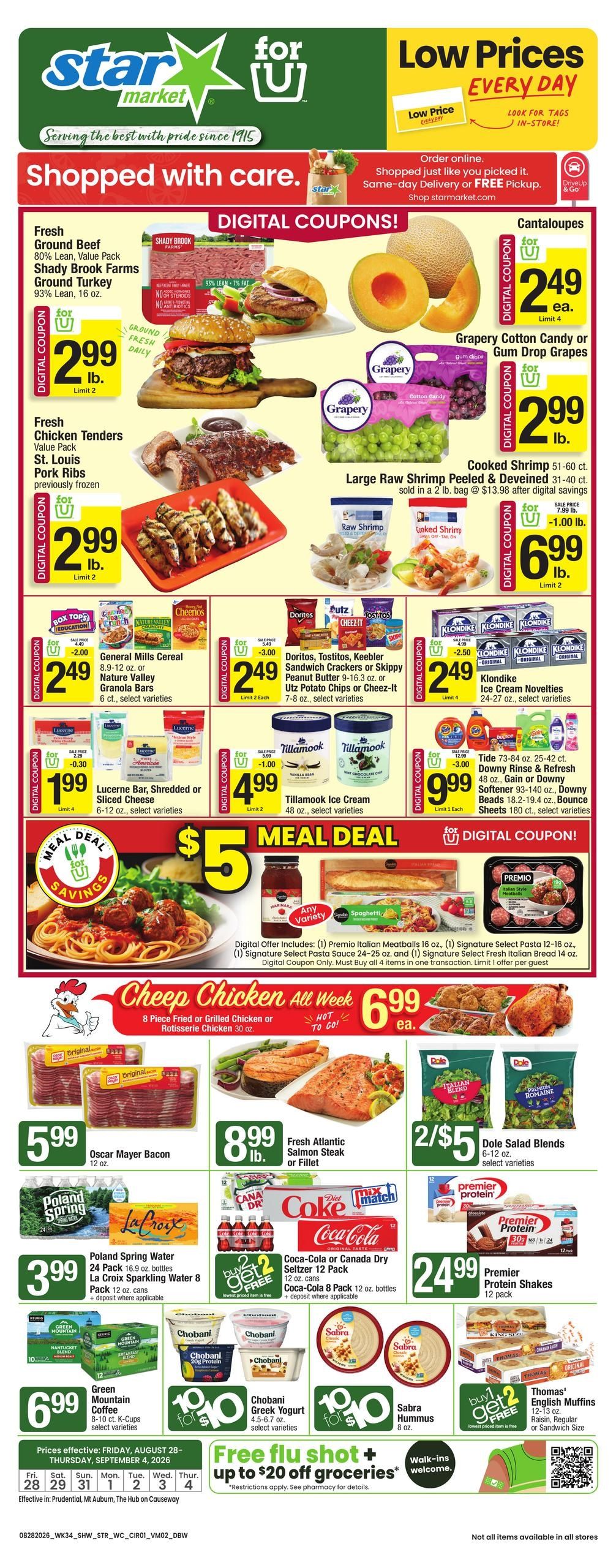 Star Market (Boston–Cambridge Area, MA) Weekly Ad August 28 - September 3, 2026