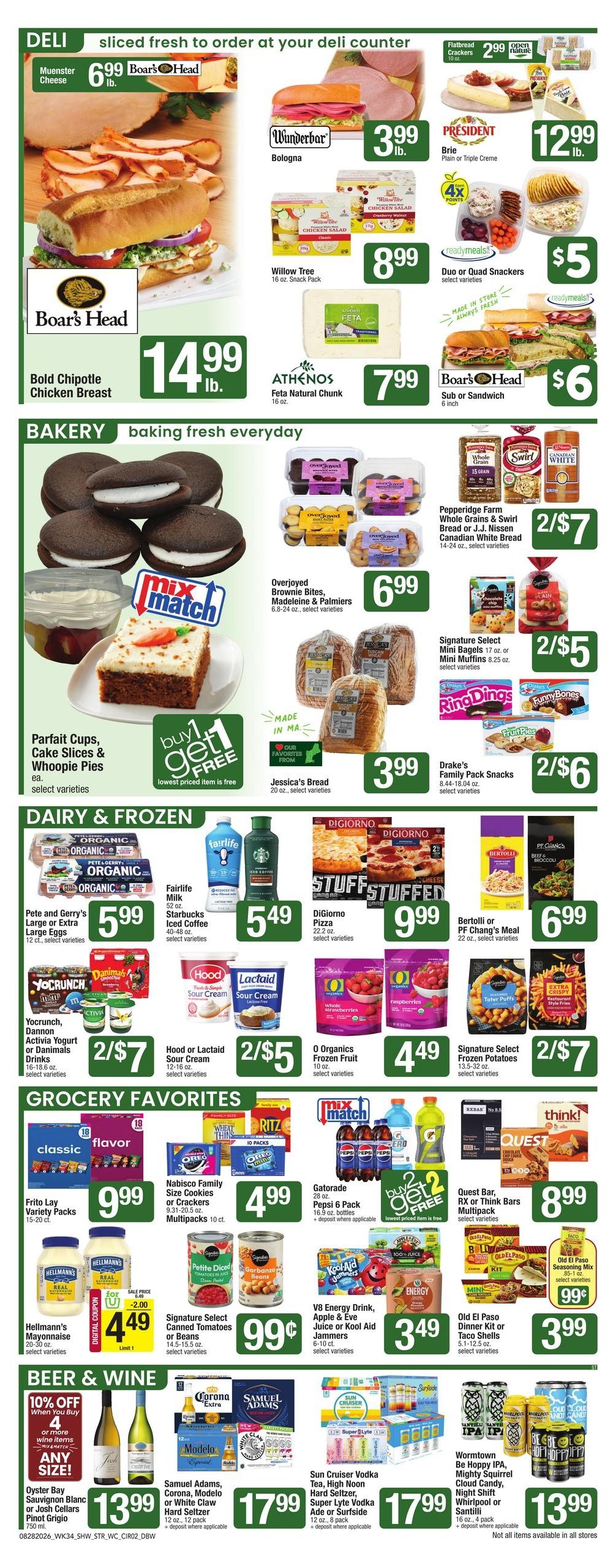 Star Market (Boston–Cambridge Area, MA) Weekly Ad August 28 - September 3, 2026
