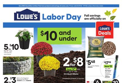 Lowe's (Jean–Las Vegas Area, AZ–NV) Weekly Ad August 27 - September 9, 2026