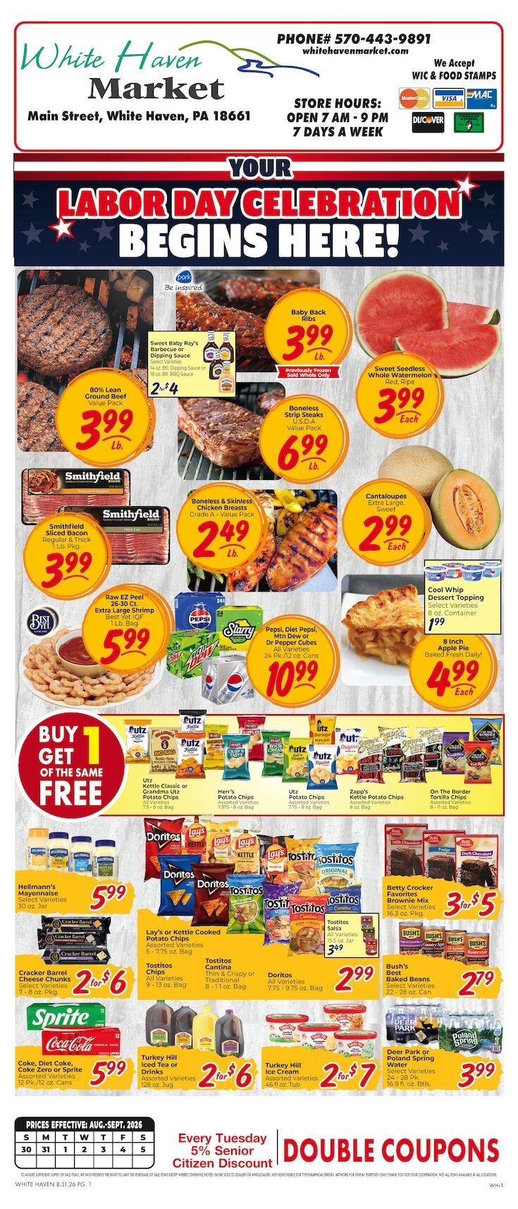 White Haven Market Weekly Ad August 27 - September 2, 2026