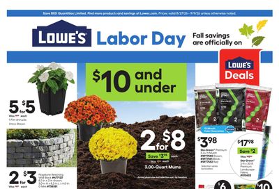 Lowe's (Coral Gables Area, FL) Weekly Ad August 27 - September 9, 2026