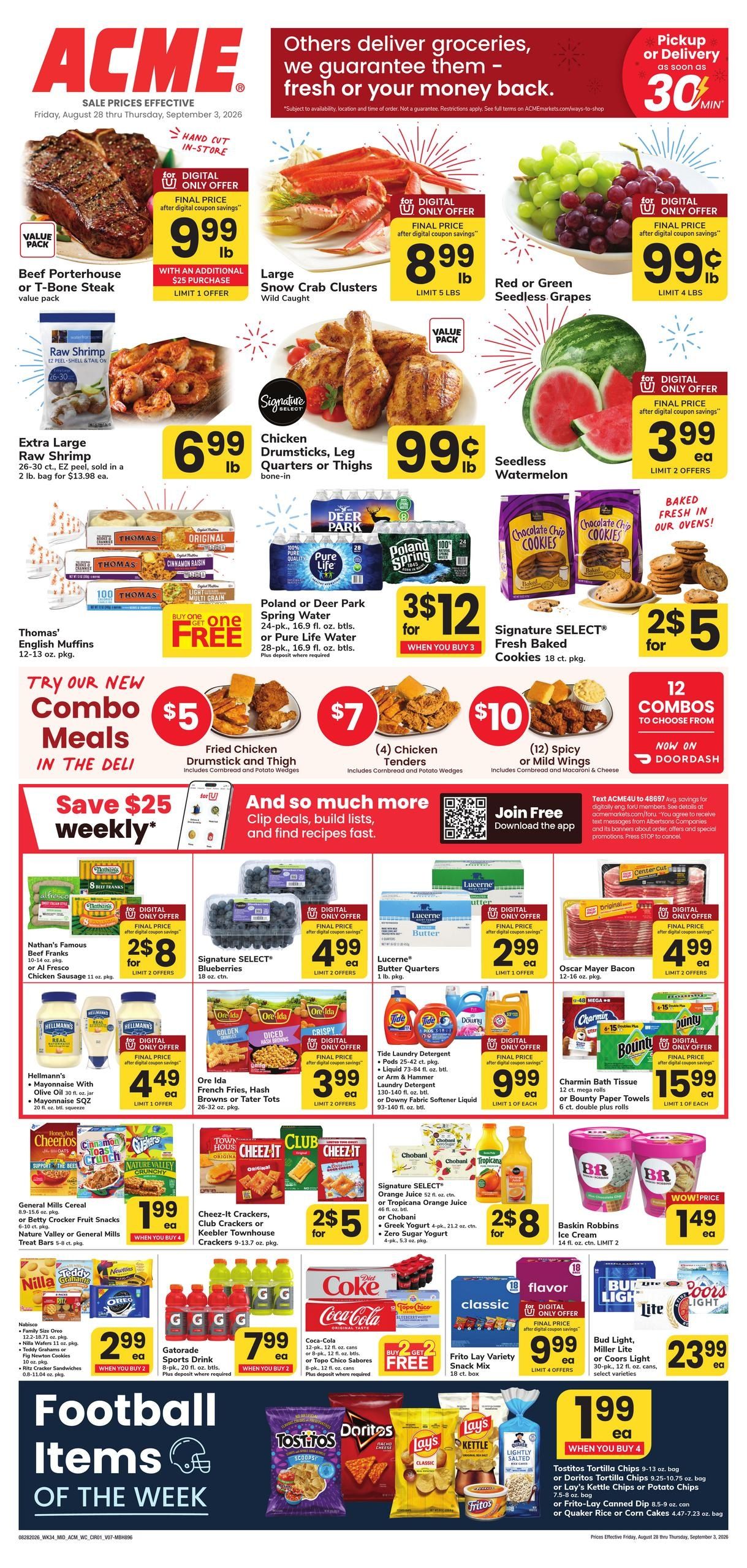 Acme Markets Weekly Ad August 28 - September 3, 2026