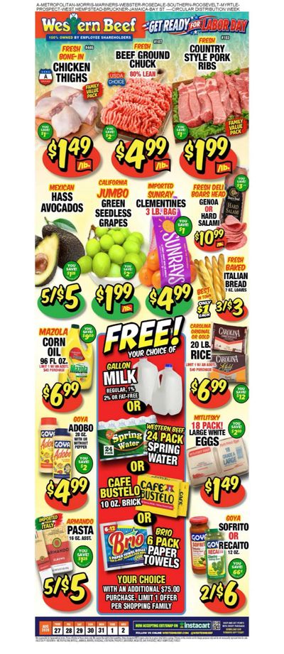 Western Beef (Alpine Area, NJ) Weekly Ad August 27 - September 2, 2026