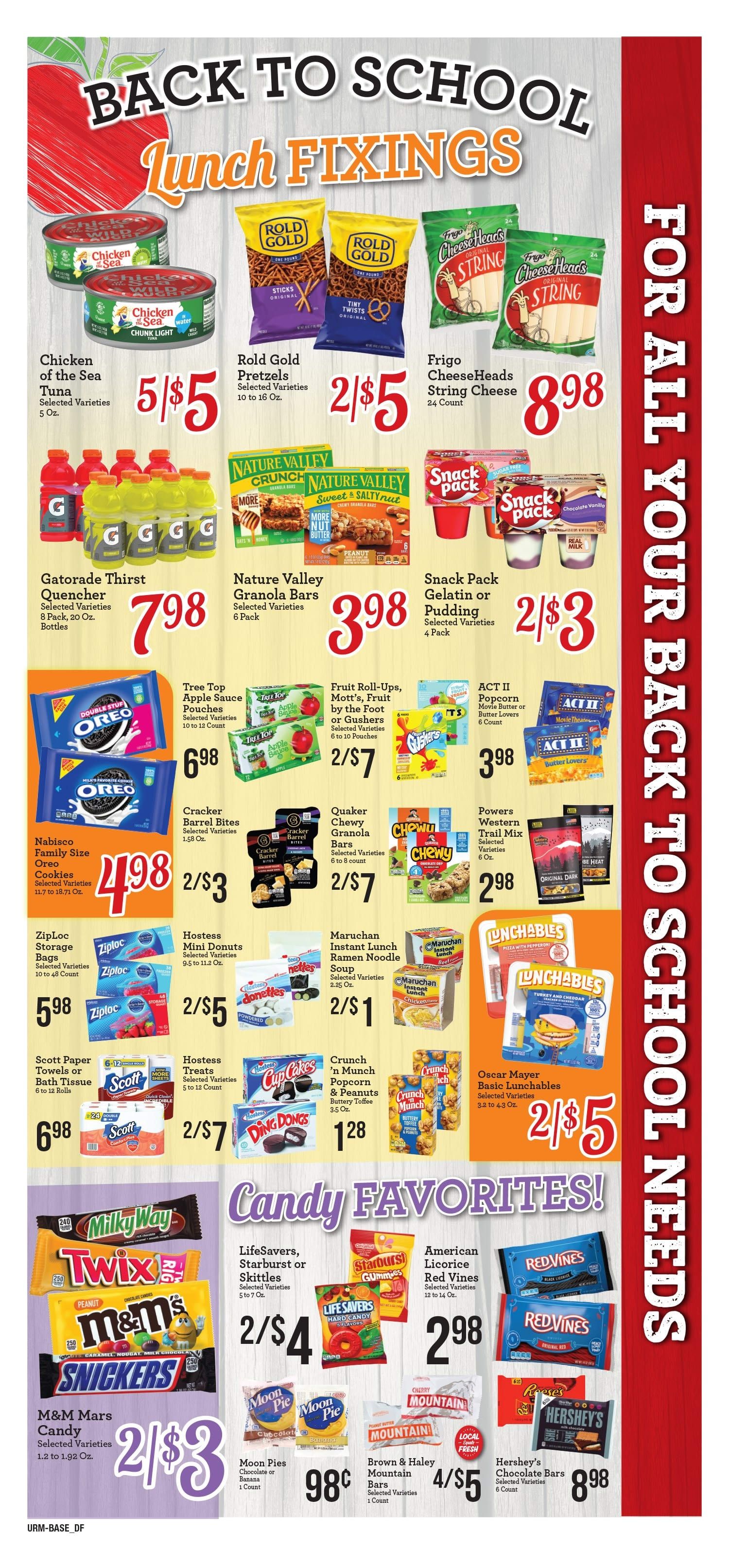 A & J Select Market Weekly Ad August 26 - September 1, 2026