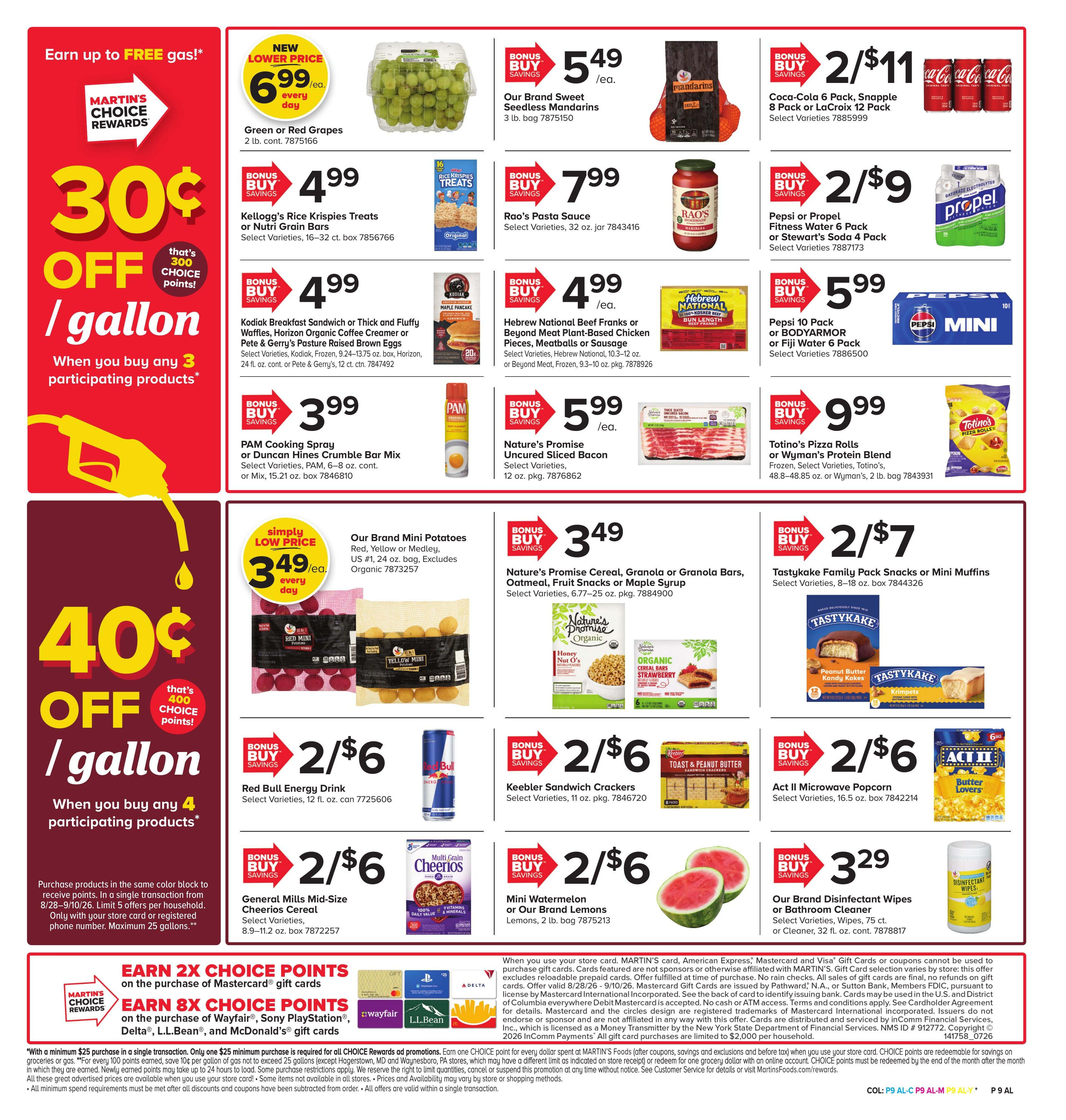Martin's Food Market (Braddock Area, PA) Weekly Ad August 28 - September 10, 2026