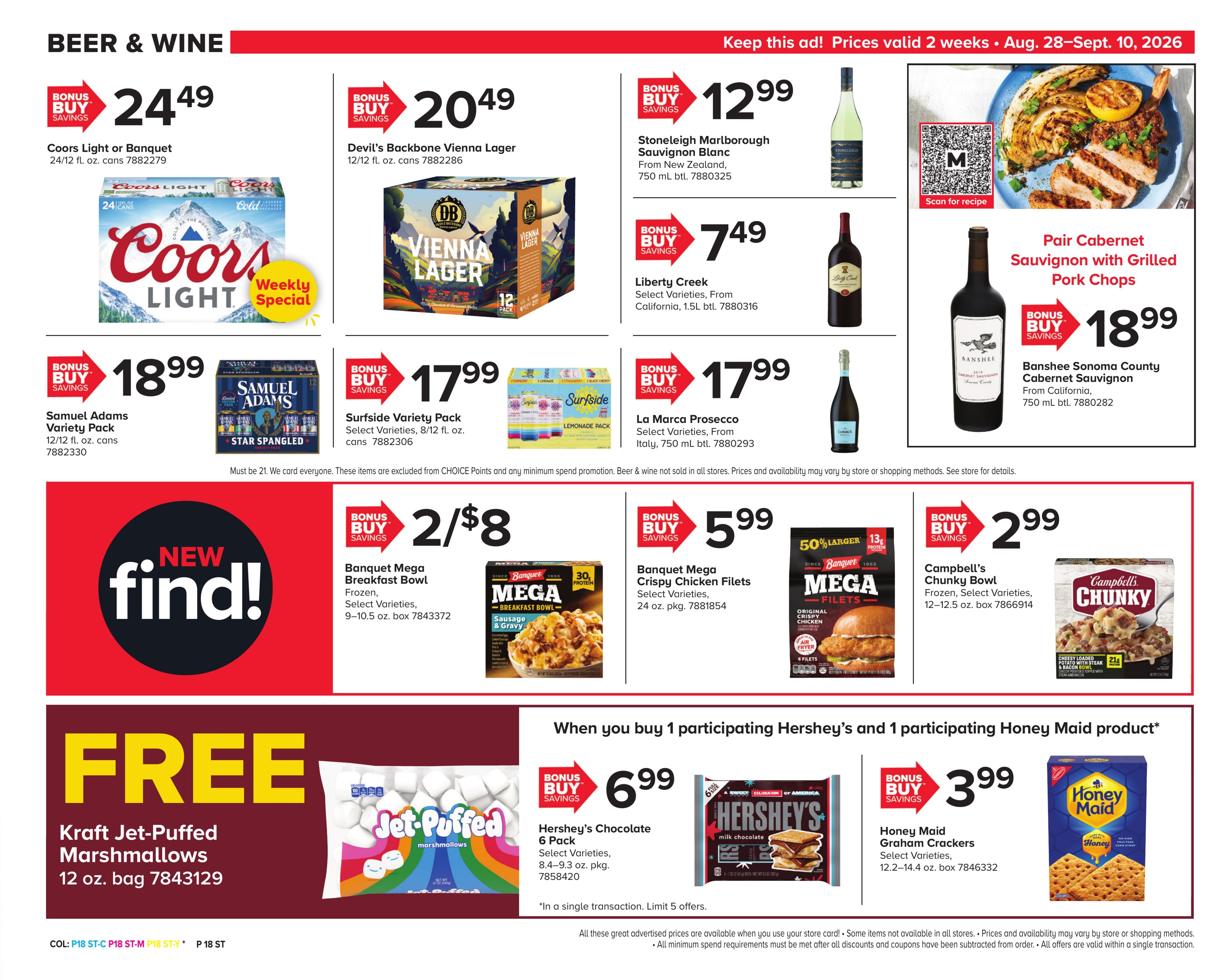 Martin's Food Market (Winchester–Oakpark Area, VA) Weekly Ad August 28 - September 10, 2026