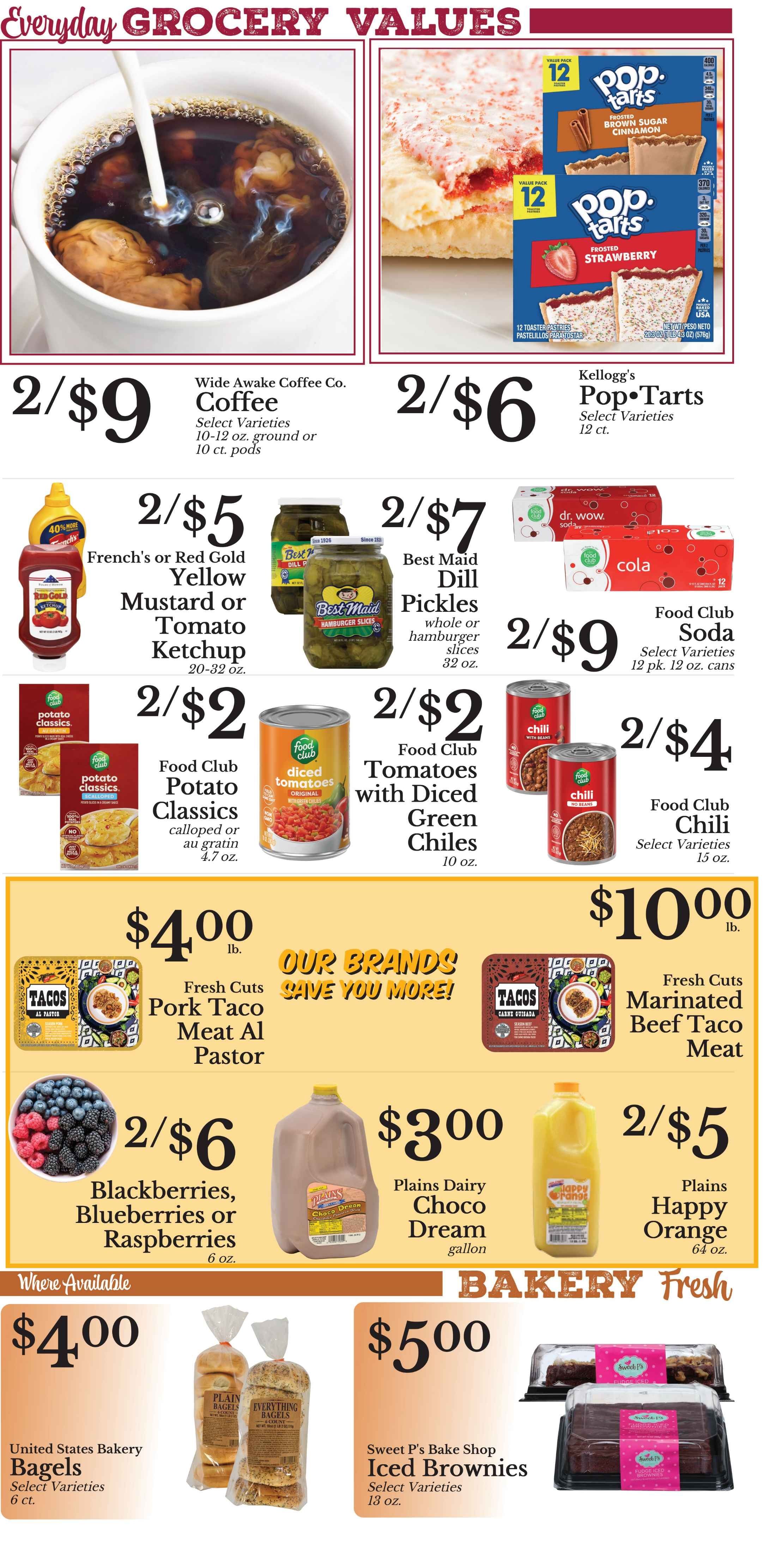 S&S Supermarket Weekly Ad August 23 - 29, 2026