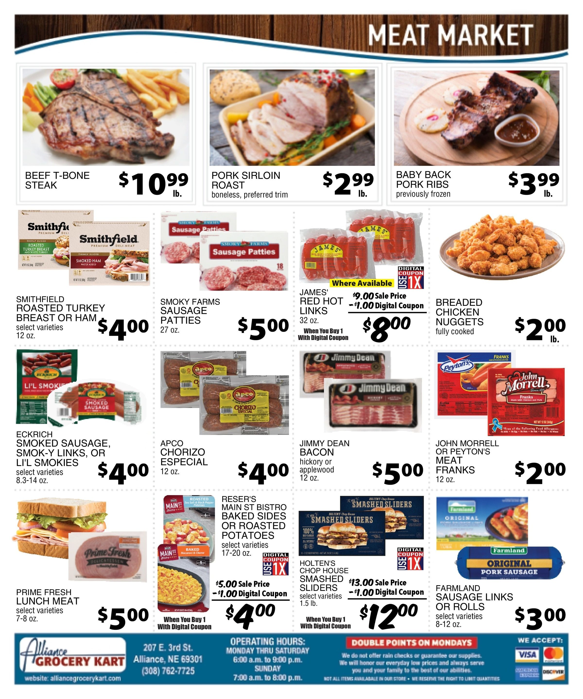 Alliance Grocery Kart Weekly Ad August 26 - September 1, 2026