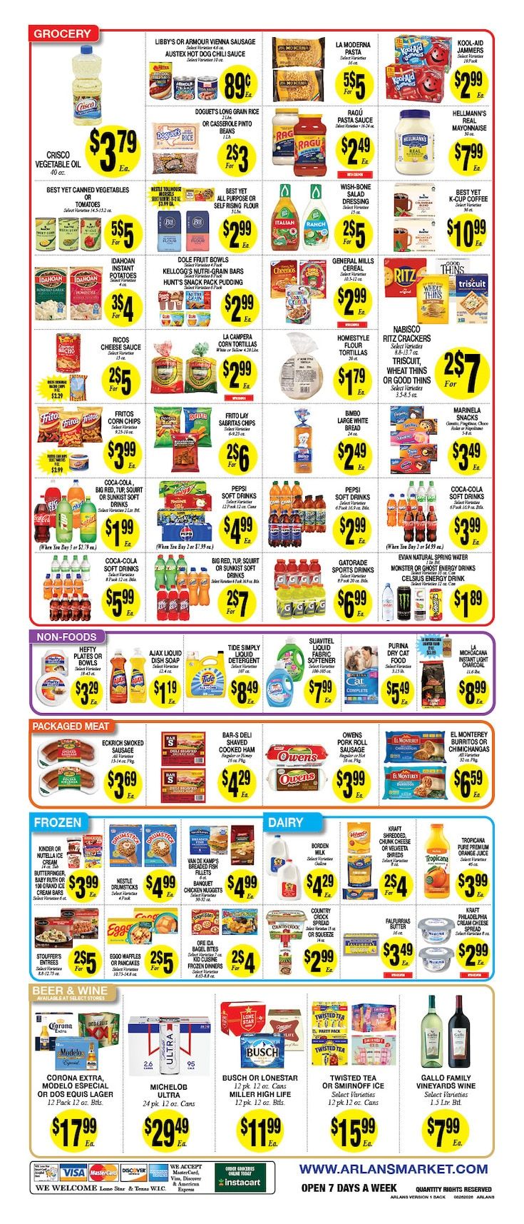 Arlan's Market (Freeport and other locations, TX) Weekly Ad August 26 - September 1, 2026