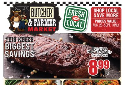 Butcher & Farmer Market Weekly Ad August 26 - September 1, 2026
