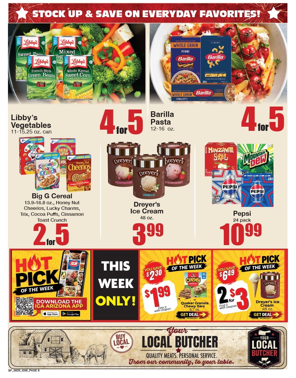 Butcher & Farmer Market Weekly Ad August 26 - September 1, 2026