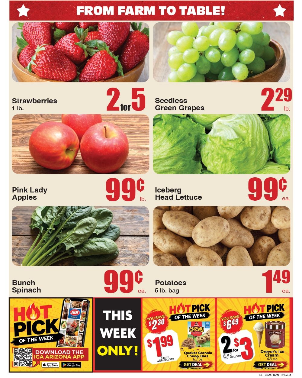 Butcher & Farmer Market Weekly Ad August 26 - September 1, 2026