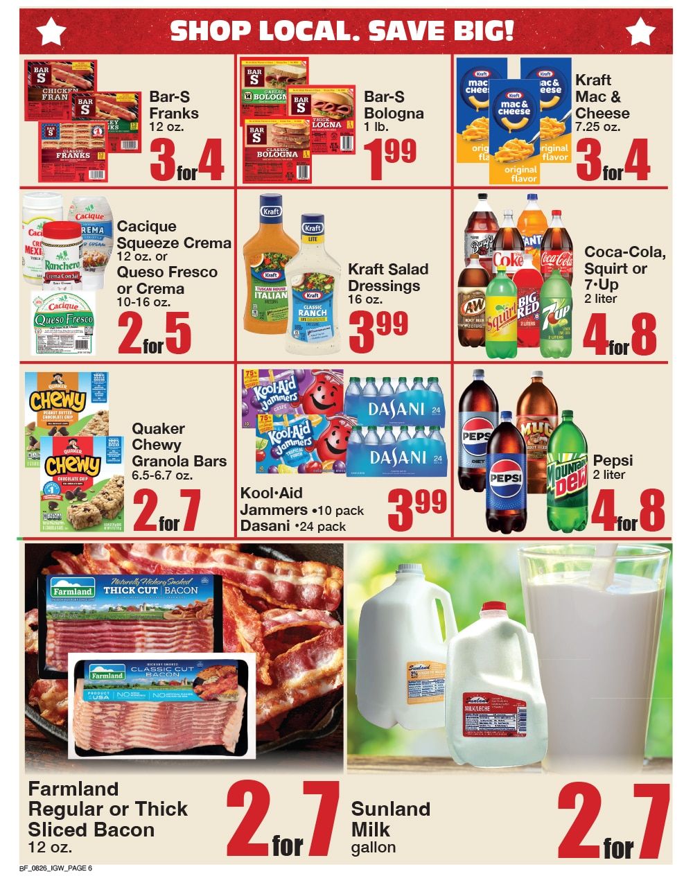 Butcher & Farmer Market Weekly Ad August 26 - September 1, 2026