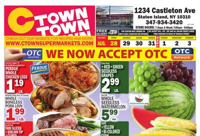 C Town (Bayonne–Staten Island Area, NJ–NY) Weekly Ad August 28 - September 3, 2026