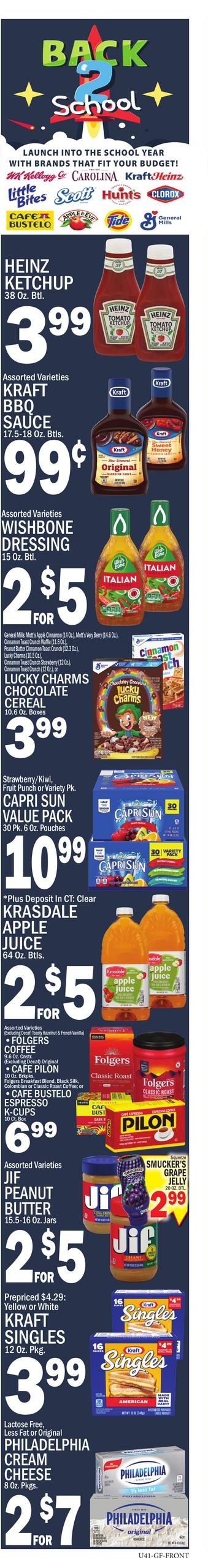 C Town (Bayonne–Staten Island Area, NJ–NY) Weekly Ad August 28 - September 3, 2026