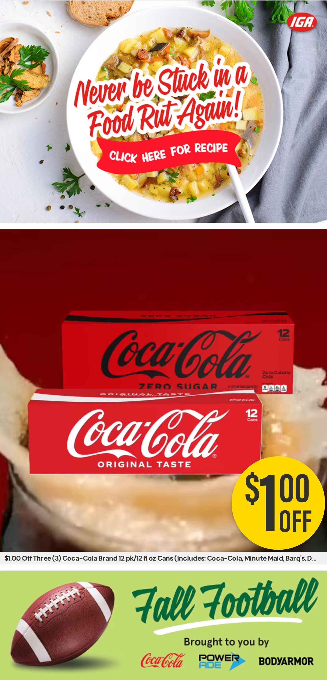 Noble's IGA Foodliner Weekly Ad August 26 - September 8, 2026