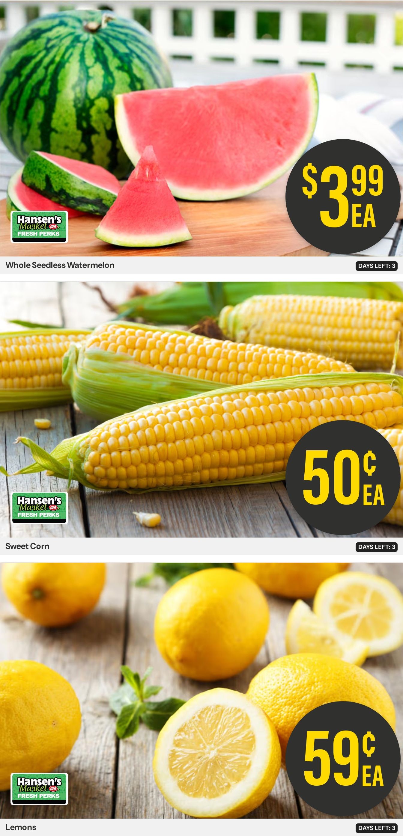 Hansen's IGA Wisconsin Weekly Ad August 24 - 30, 2026