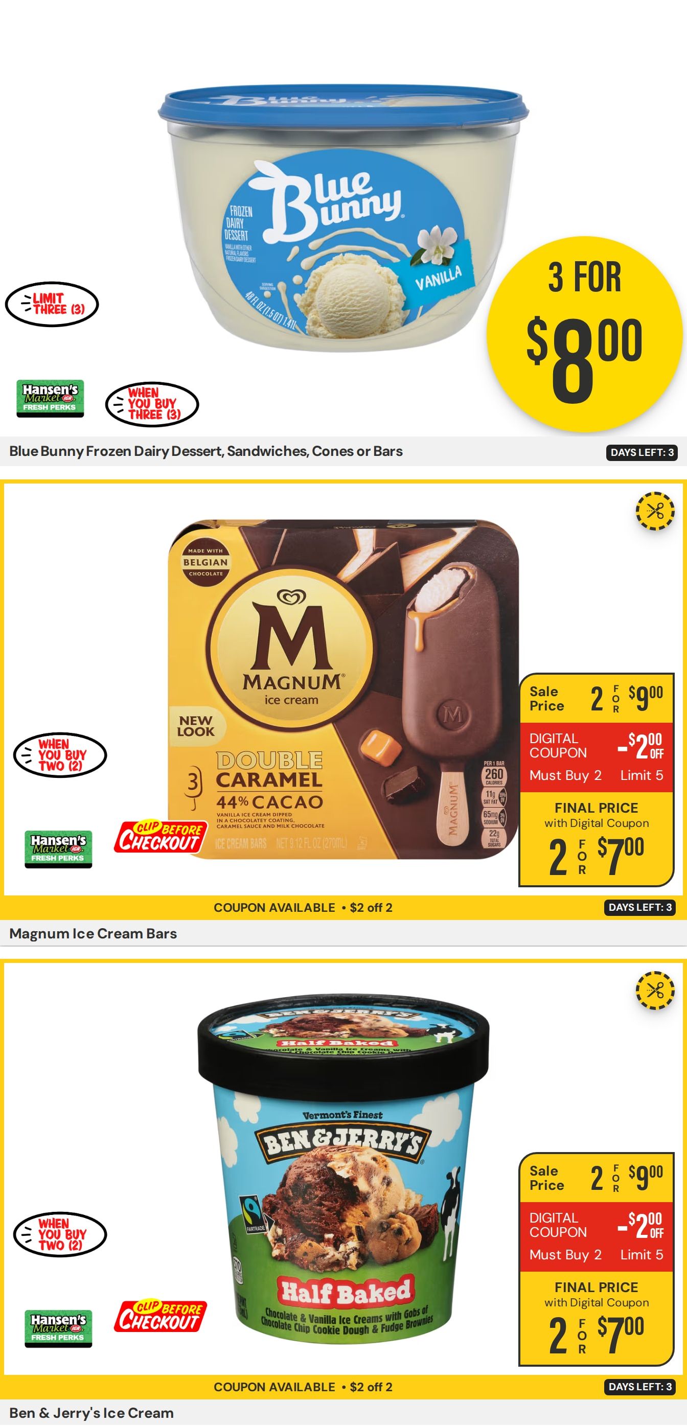 Hansen's IGA Wisconsin Weekly Ad August 24 - 30, 2026
