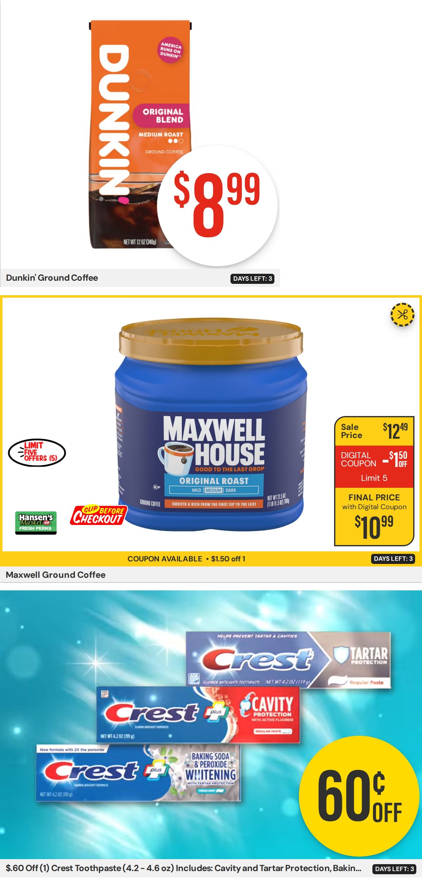 Hansen's IGA Wisconsin Weekly Ad August 24 - 30, 2026