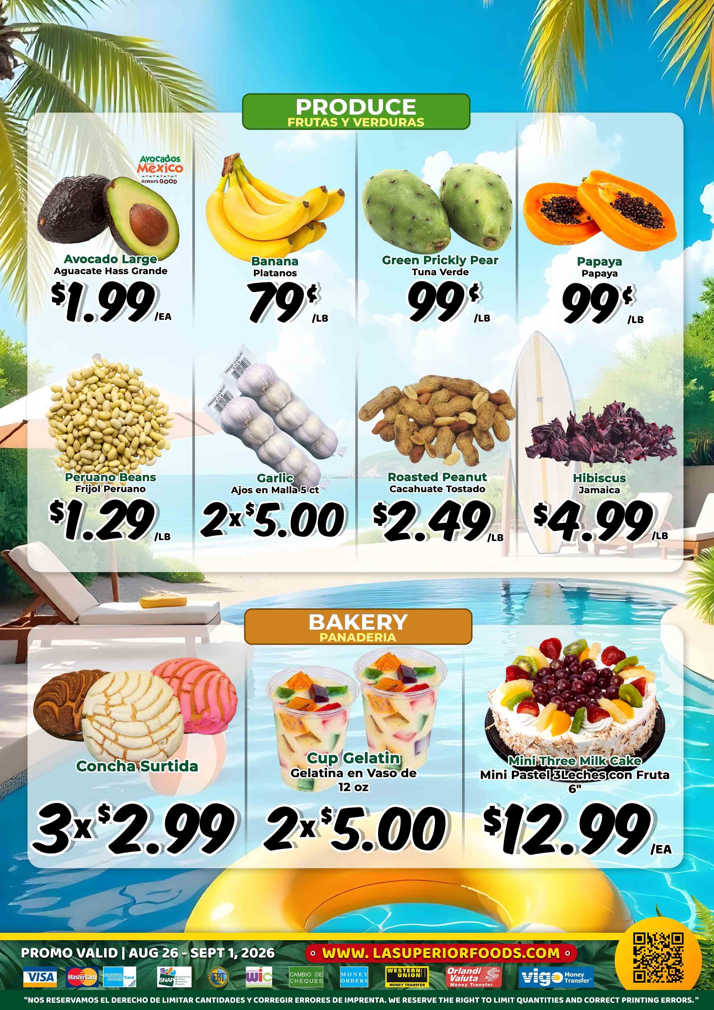 La Superior Mercados Weekly Ad August 26 - September 1, 2026