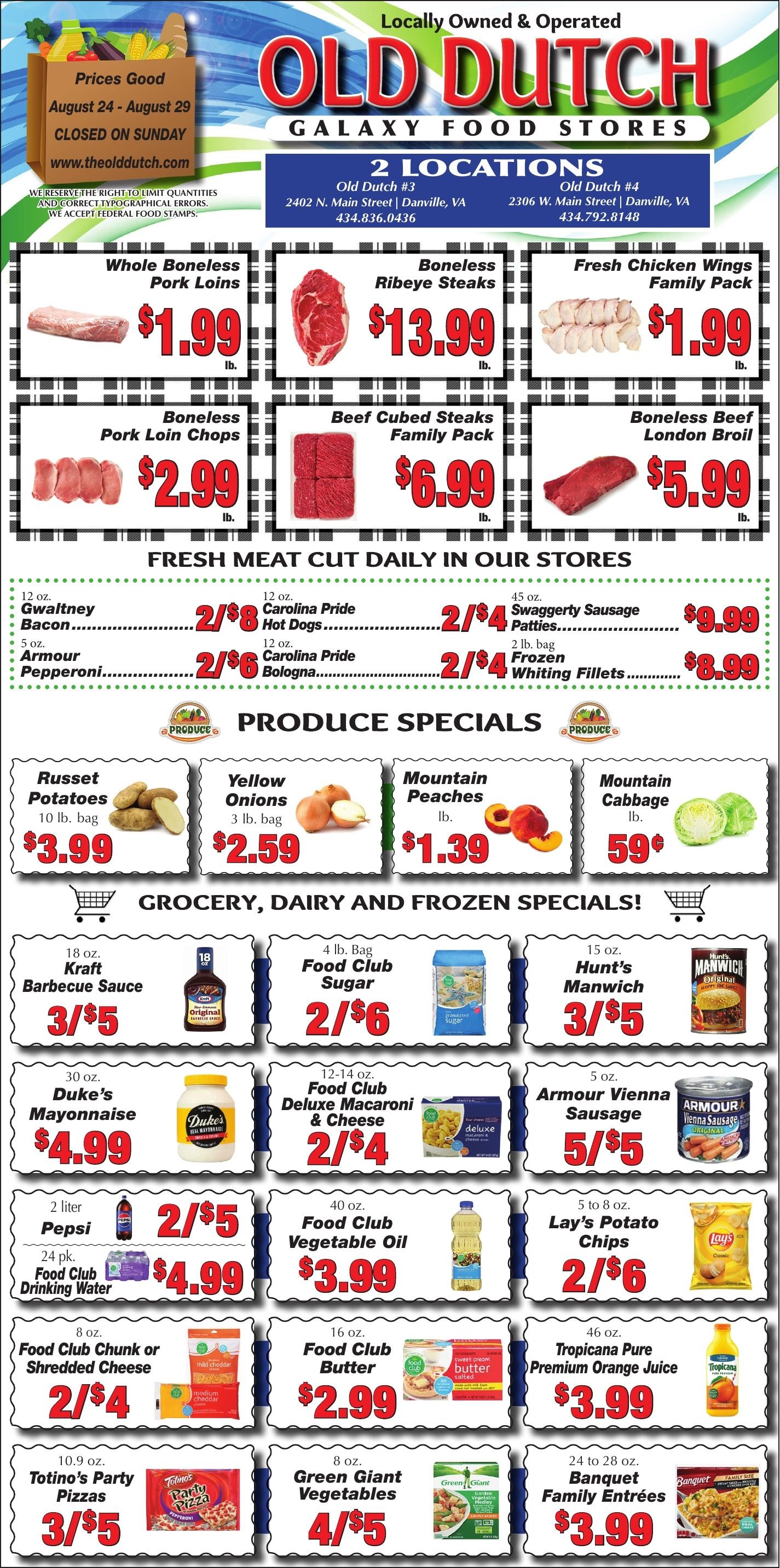 Old Dutch Supermarket Weekly Ad August 24 - 29, 2026