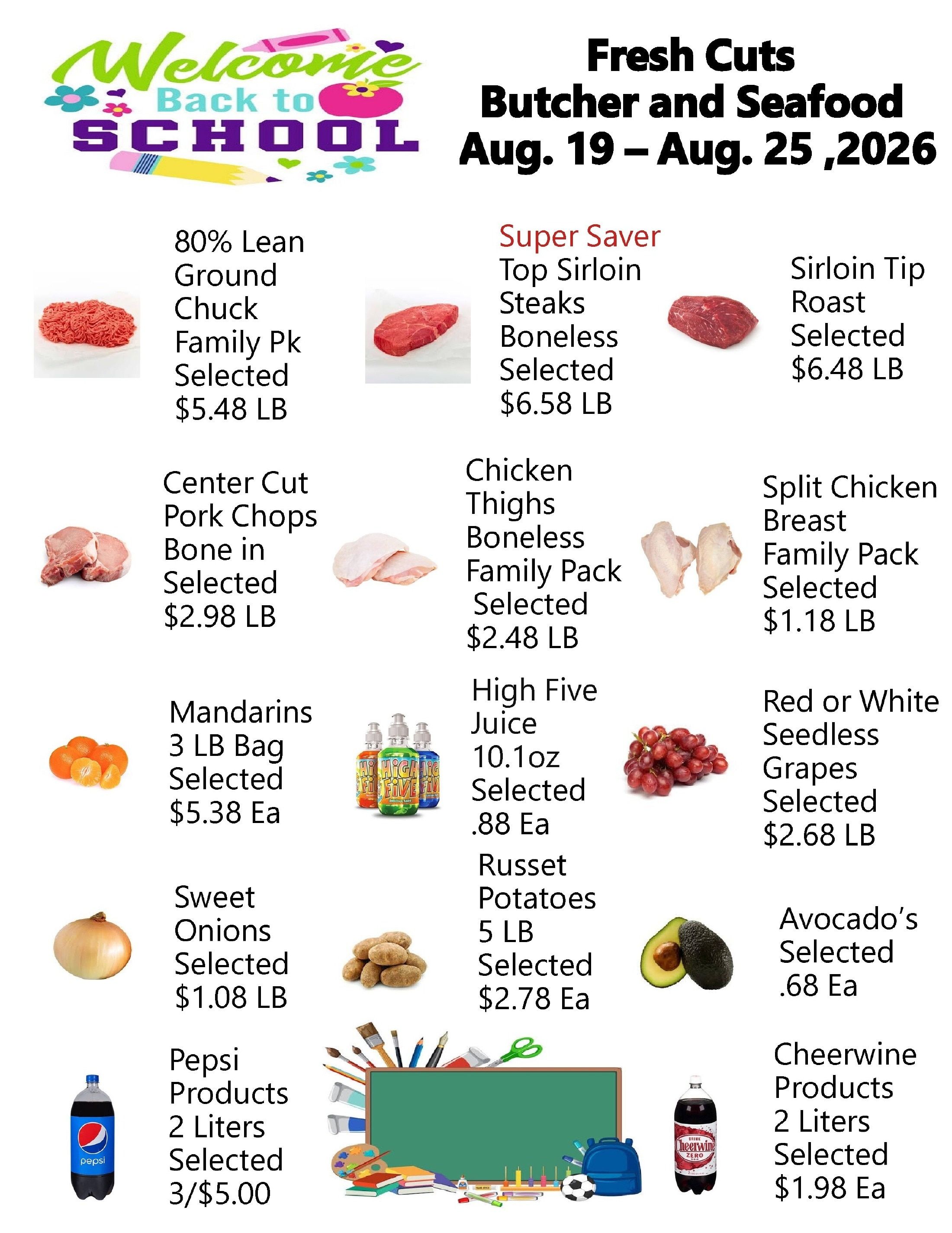 Fresh Cuts of Seagrove Weekly Ad August 26 - September 1, 2026
