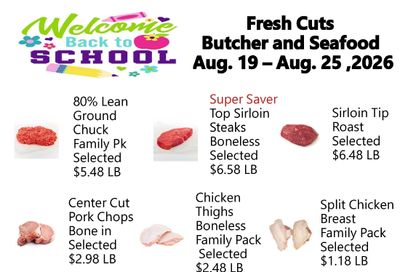 Fresh Cuts of Seagrove Weekly Ad August 26 - September 1, 2026
