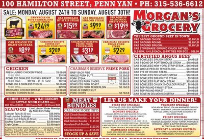 Morgan's Grocery Weekly Ad August 24 - 30, 2026