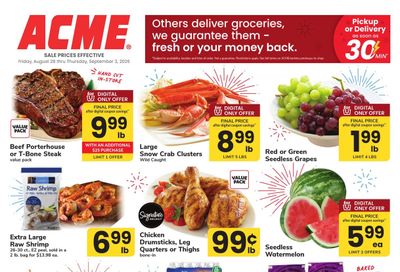 Acme Markets (Toms River Area, NJ) Weekly Ad August 28 - September 3, 2026