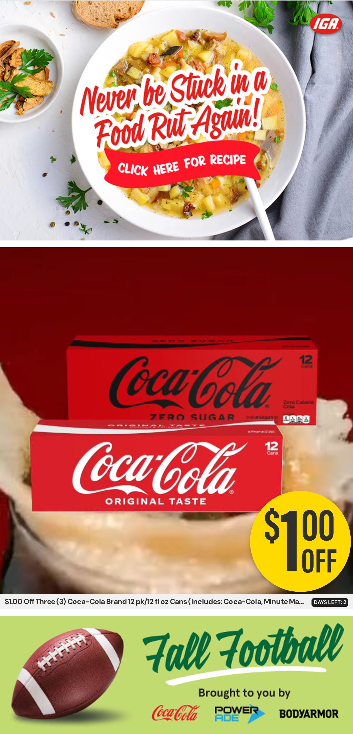 Rahilly's IGA Weekly Ad August 26 - September 8, 2026