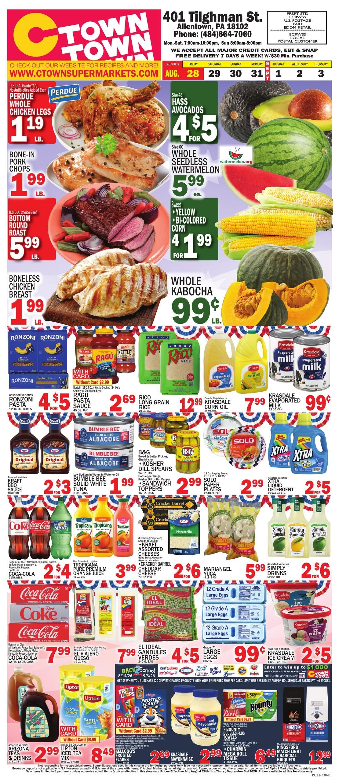 C Town (Allentown Area, PA) Weekly Ad August 28 - September 3, 2026