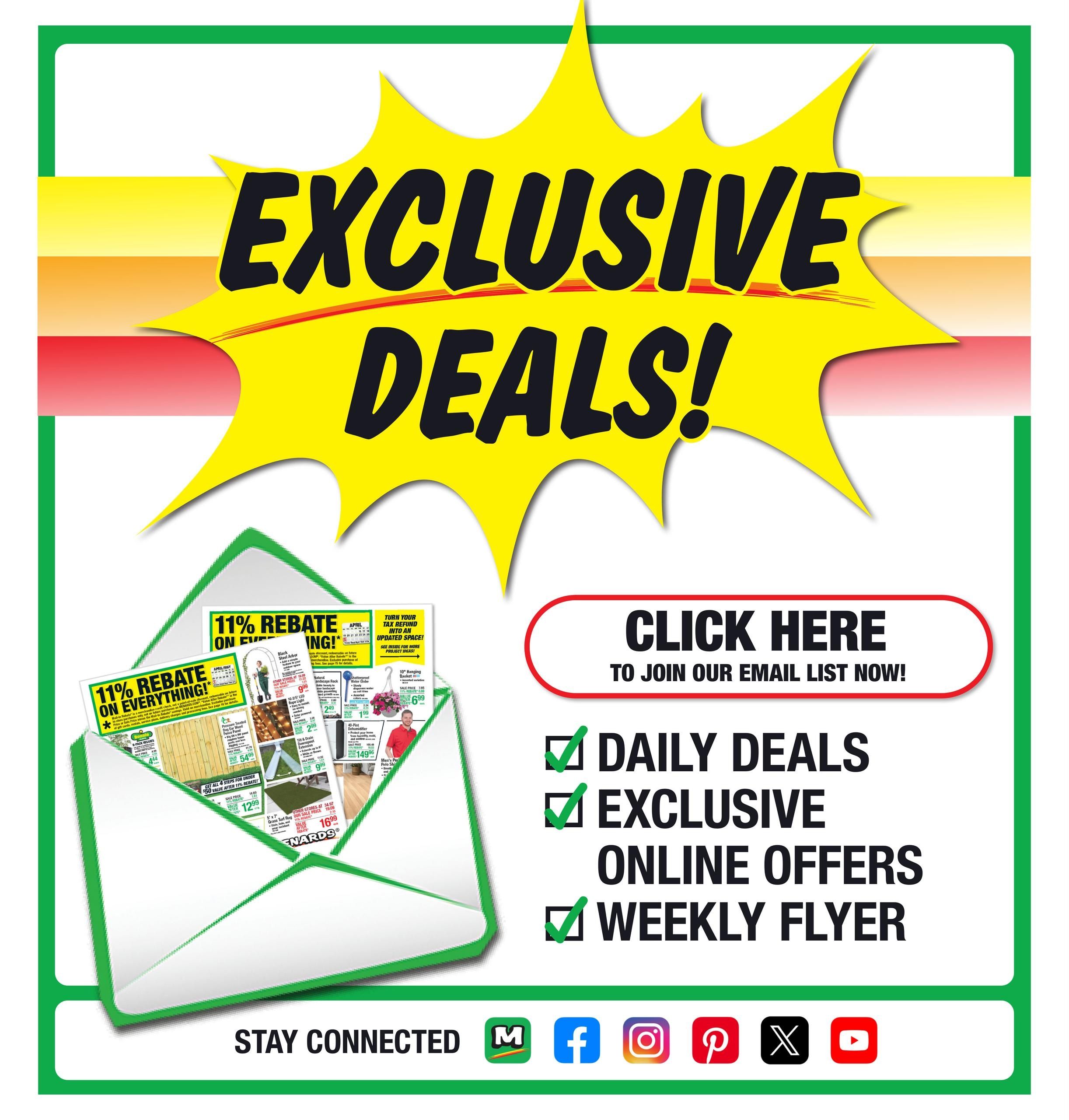 Menards (Lansing Area, MI) 11% Rebate Sale Weekly Ad August 27 - September 7, 2026