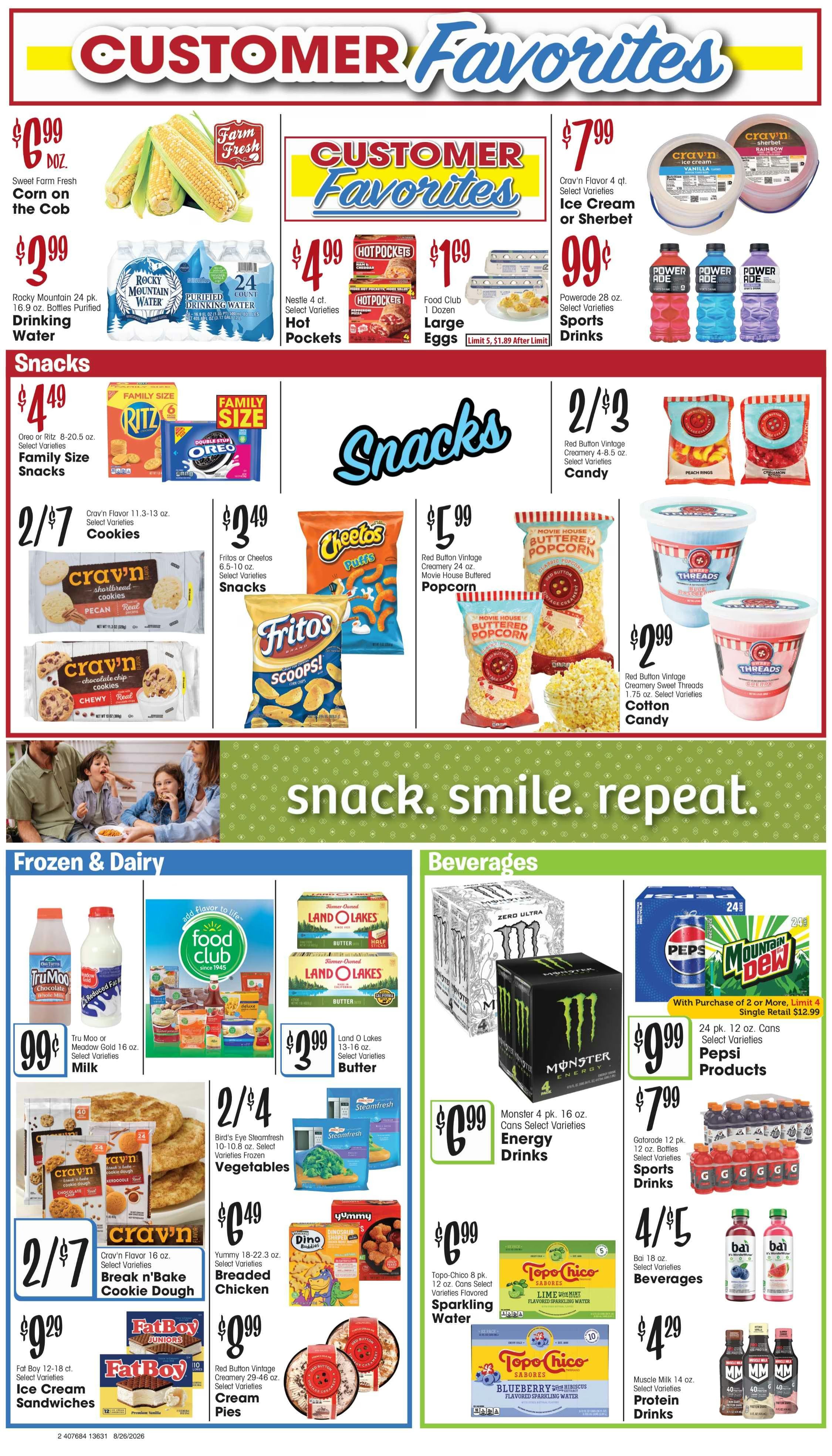 468 Market (130 1st St N, Cascade, MT) Weekly Ad August 26 - September 1, 2026