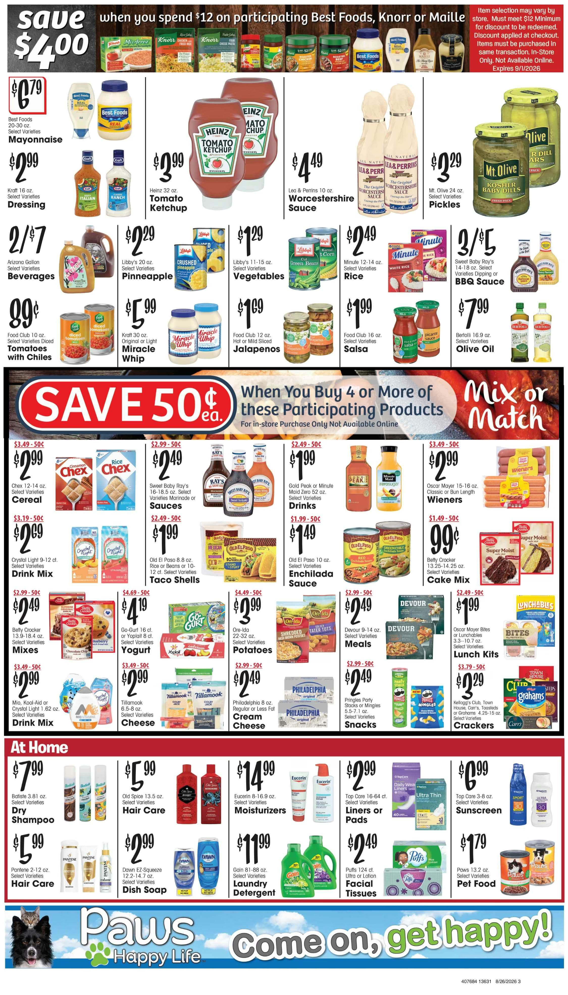 468 Market (130 1st St N, Cascade, MT) Weekly Ad August 26 - September 1, 2026