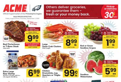 Acme Markets Weekly Ad August 28 - September 3, 2026