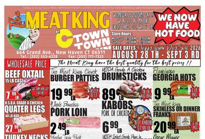 C Town (New Haven Area, CT) Weekly Ad August 28 - September 3, 2026