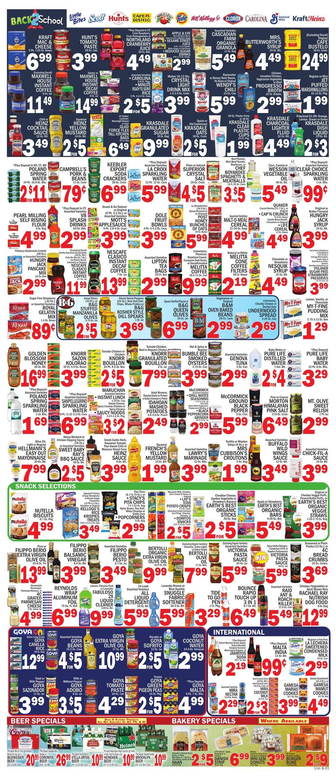 C Town (New Haven Area, CT) Weekly Ad August 28 - September 3, 2026