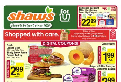 Shaw's (New Bedford Area, MA) Weekly Ad August 28 - September 3, 2026