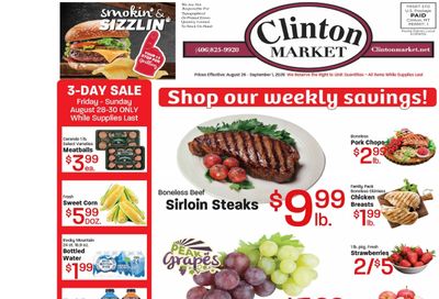 Clinton Market Weekly Ad August 26 - September 1, 2026