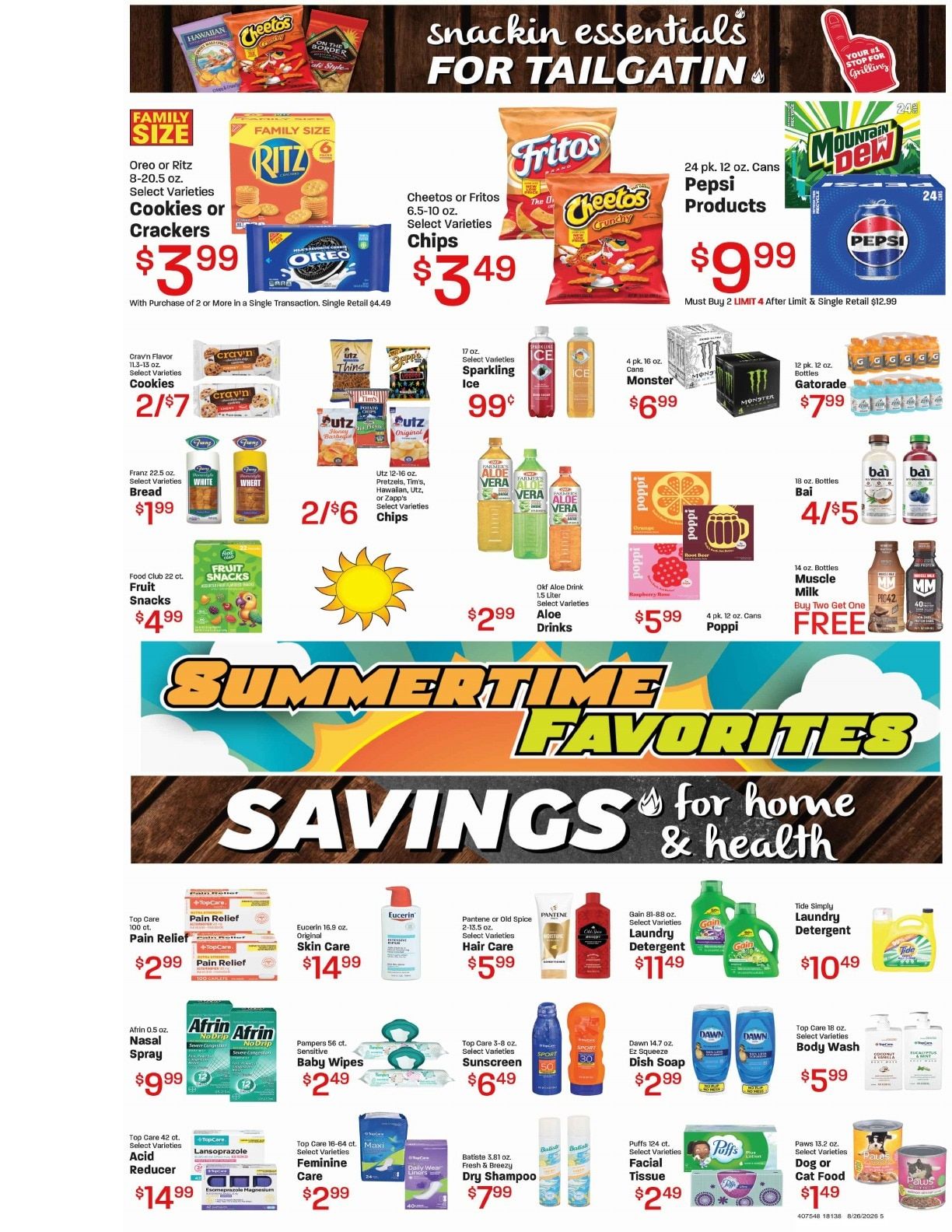 Elgin Foodtown Weekly Ad August 26 - September 1, 2026