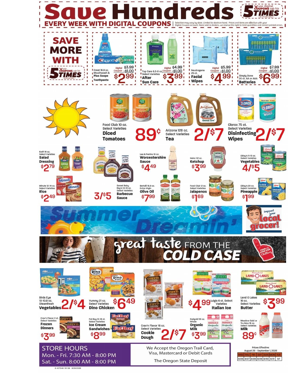 Elgin Foodtown Weekly Ad August 26 - September 1, 2026