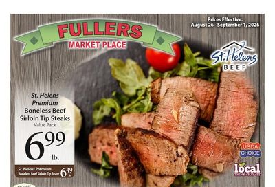 Fuller's Market Weekly Ad August 26 - September 1, 2026