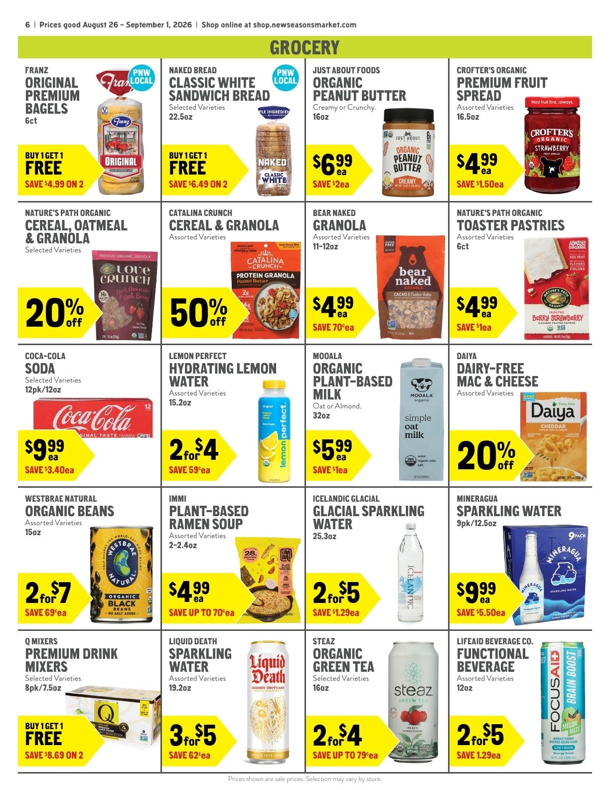 New Seasons Market Weekly Ad August 26 - September 1, 2026