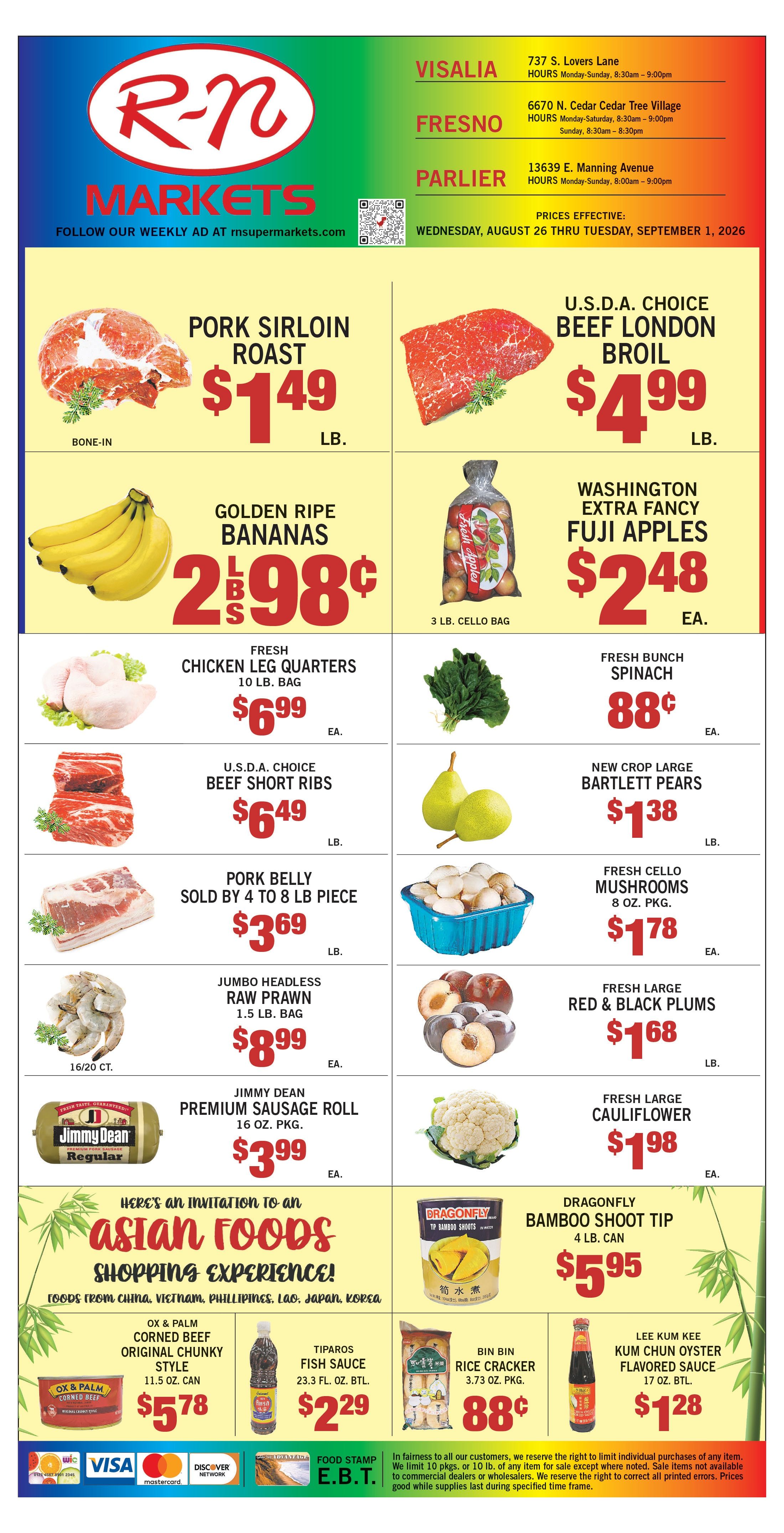 R-N Market Weekly Ad August 26 - September 1, 2026