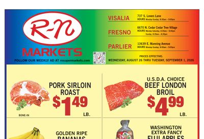R-N Market Weekly Ad August 26 - September 1, 2026