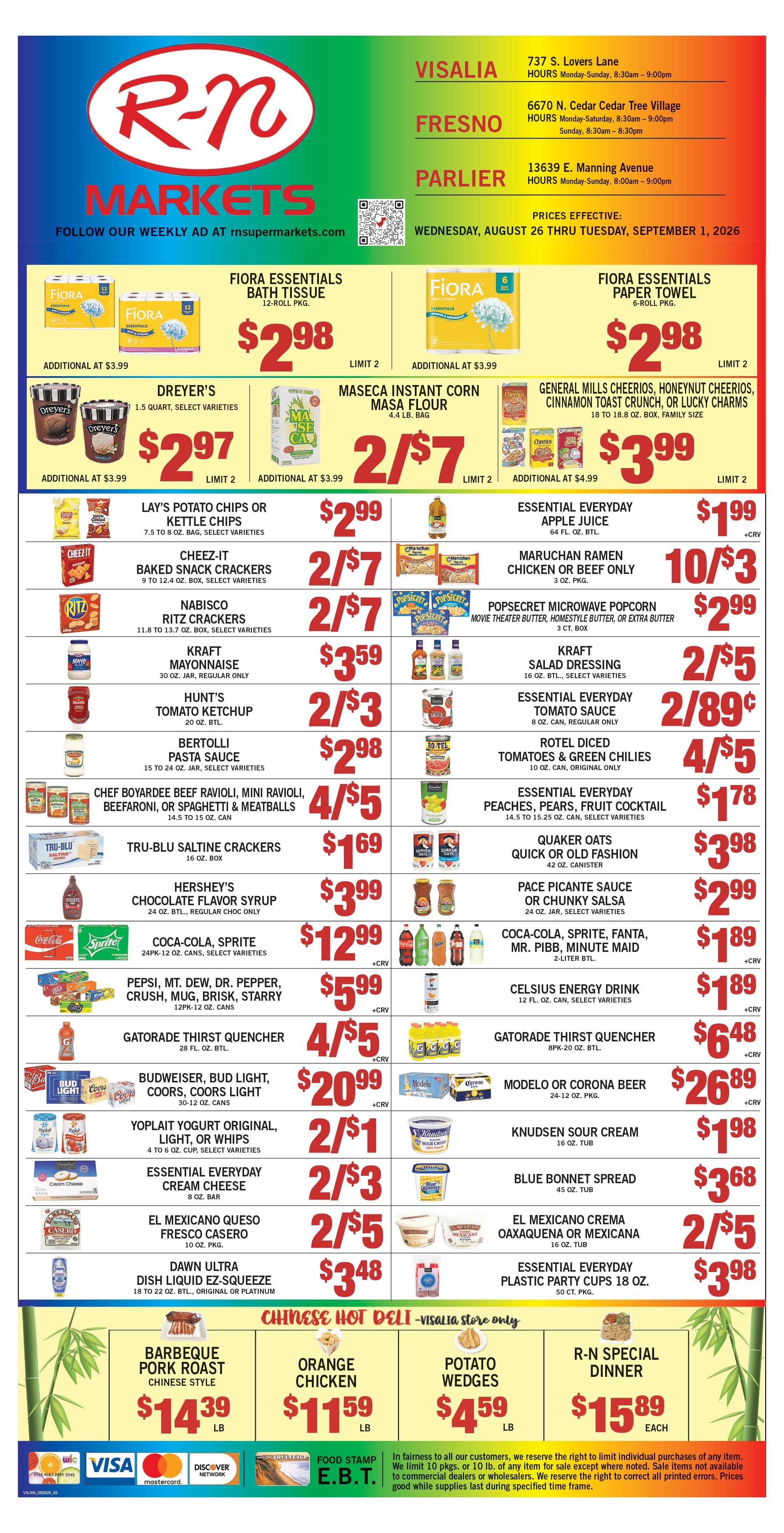 R-N Market Weekly Ad August 26 - September 1, 2026