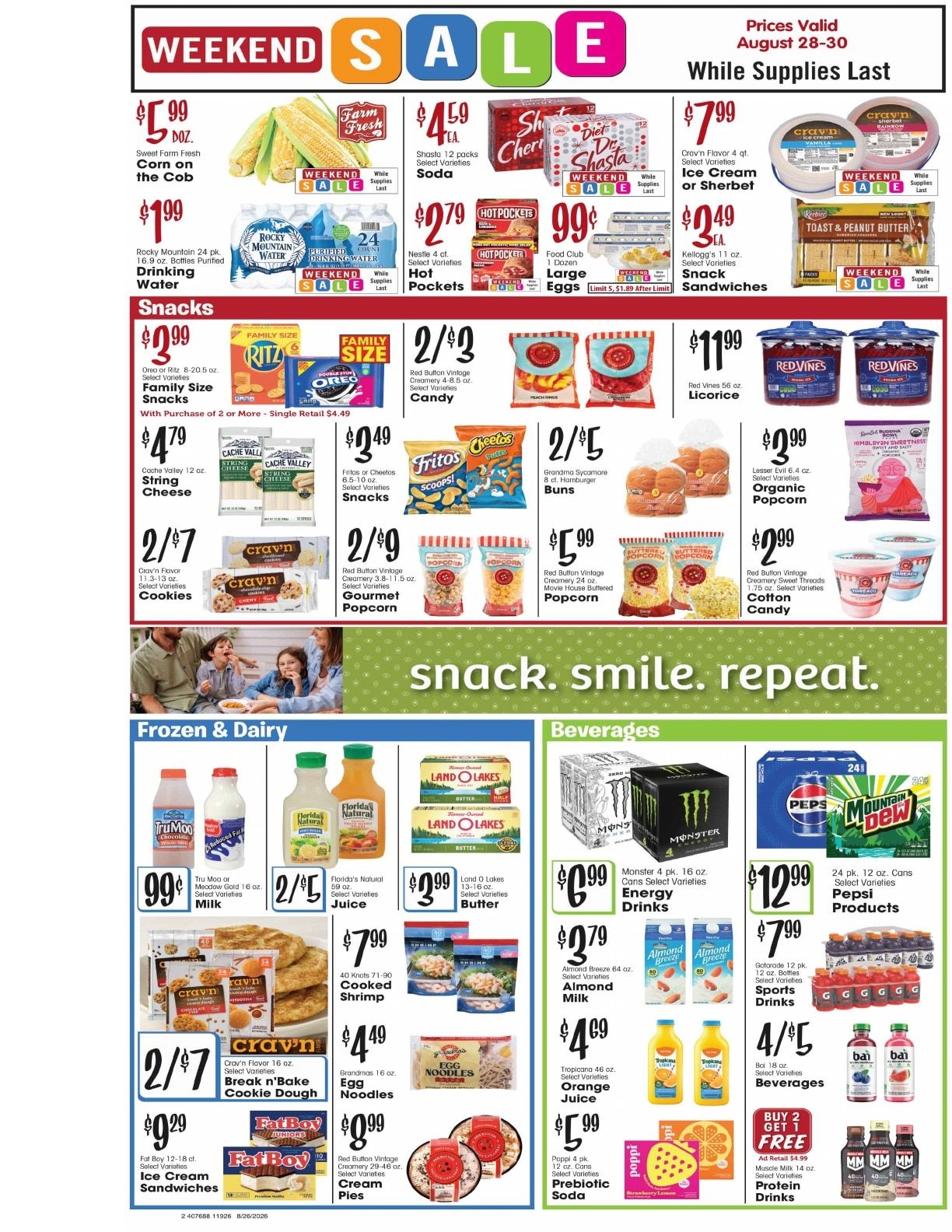 Burney's Weekly Ad August 26 - September 1, 2026
