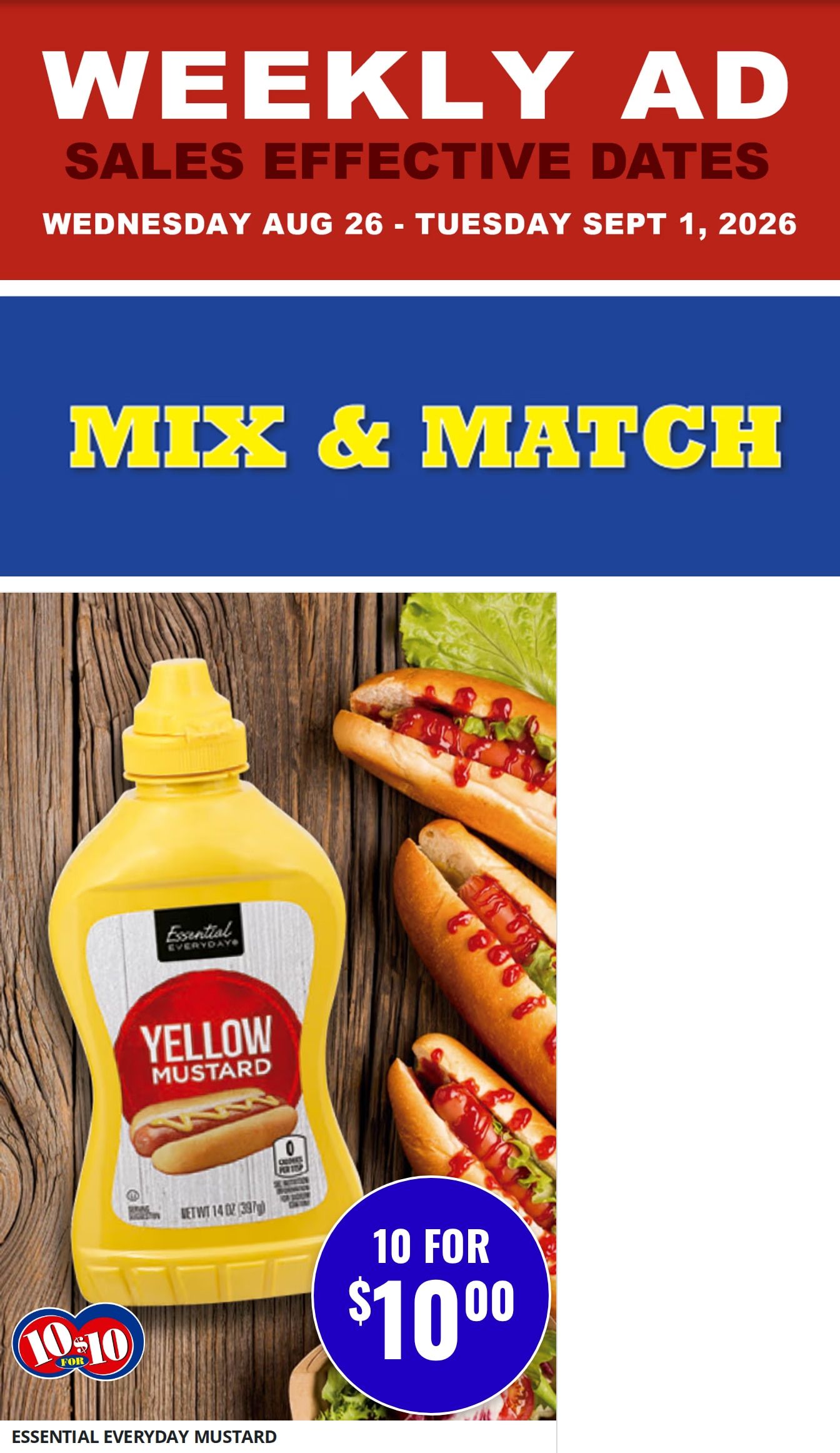 Interlachen Market Weekly Ad August 26 - September 1, 2026